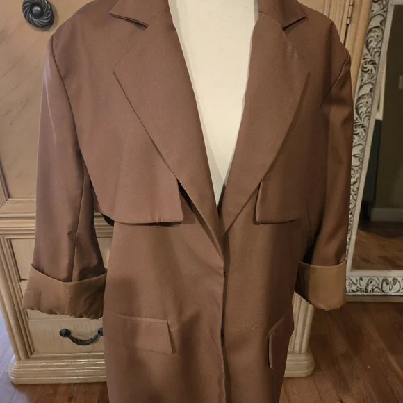 Brown Women's Jacket - Picture 2 of 8